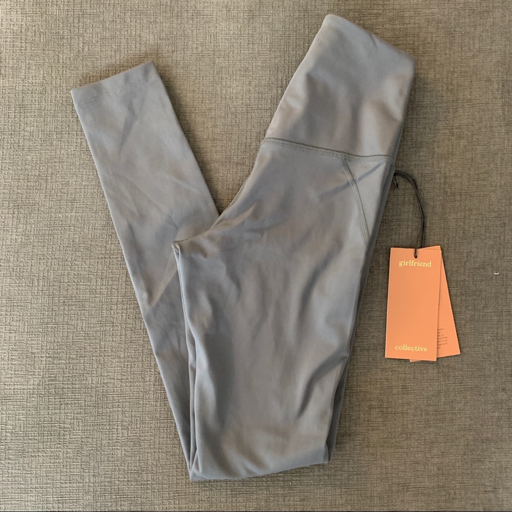 Smoke Girlfriend Collective high rise leggings